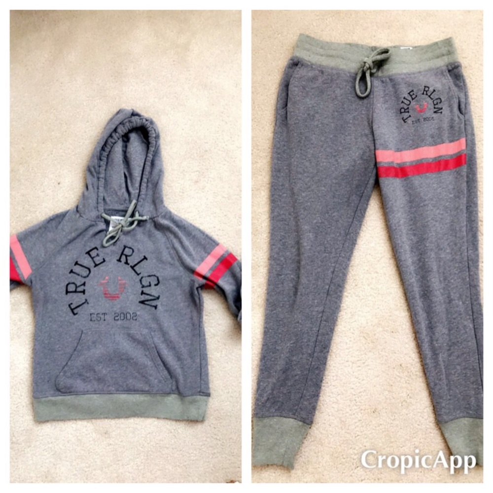 Women’s True Religion sweatsuit